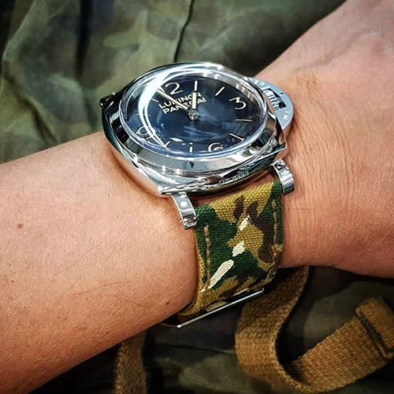 Panerai Luminor Straps Vintage Camou Canvas - Main Image