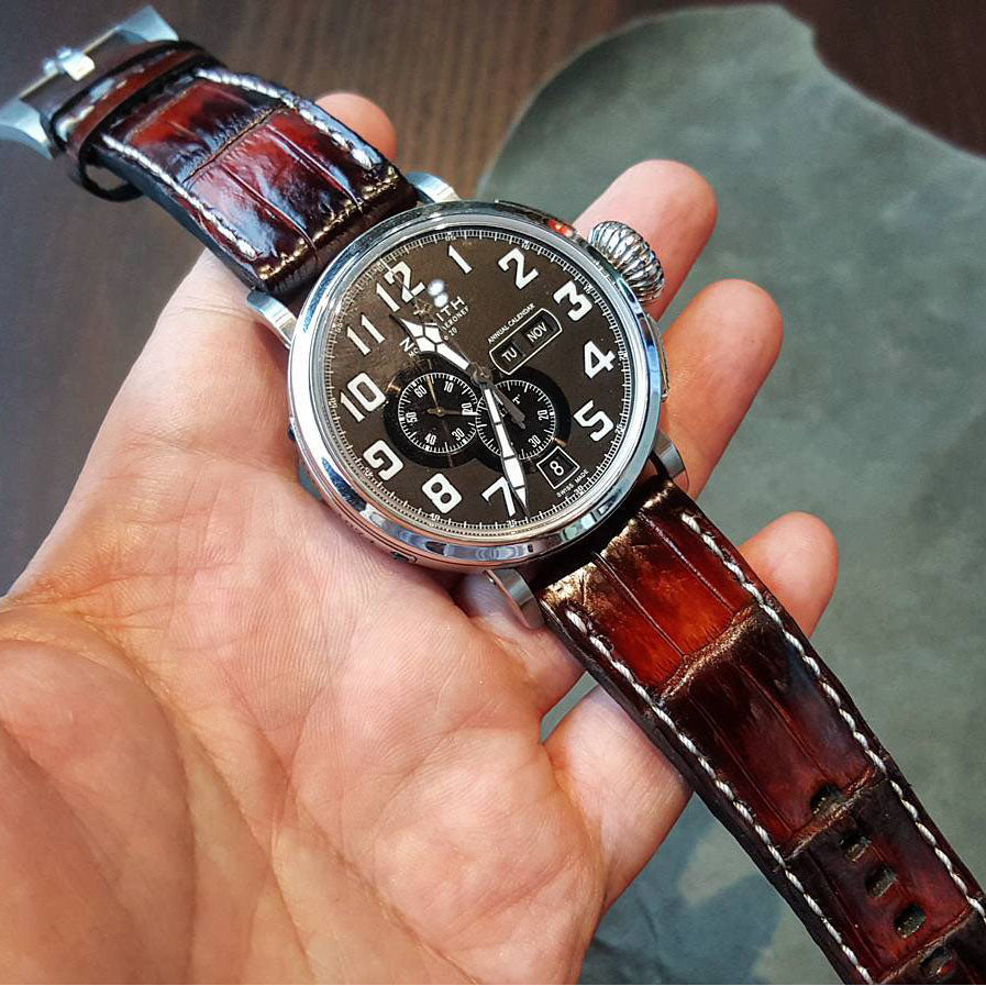 Zenith Straps - Jasper Croco