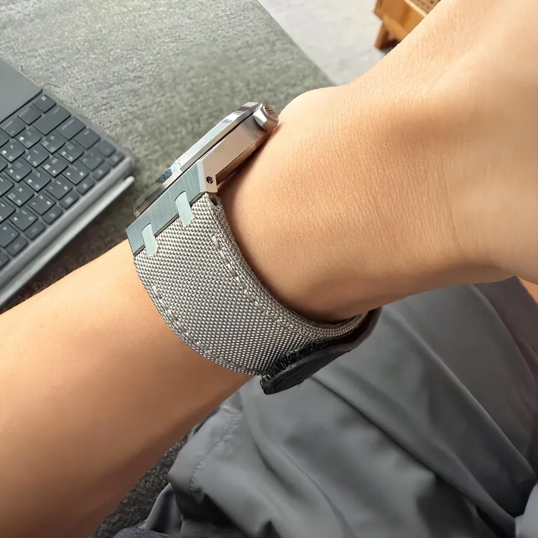 Audemars Piguet Straps - AP Kevlar Patina Grey Velcro
