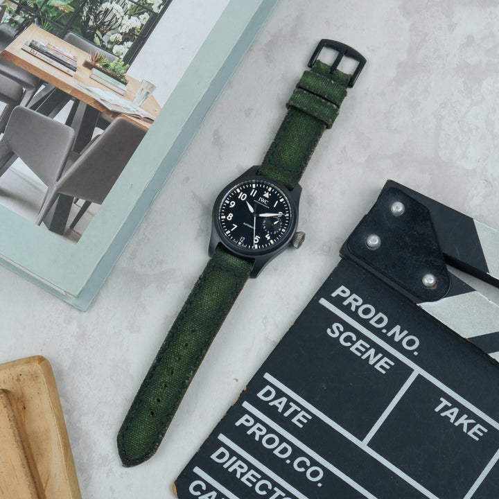 IWC Straps - Canvas Verte