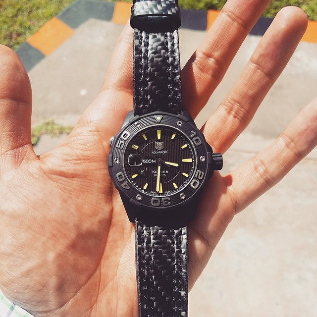 Tag Heuer Straps - Carbon Fiber