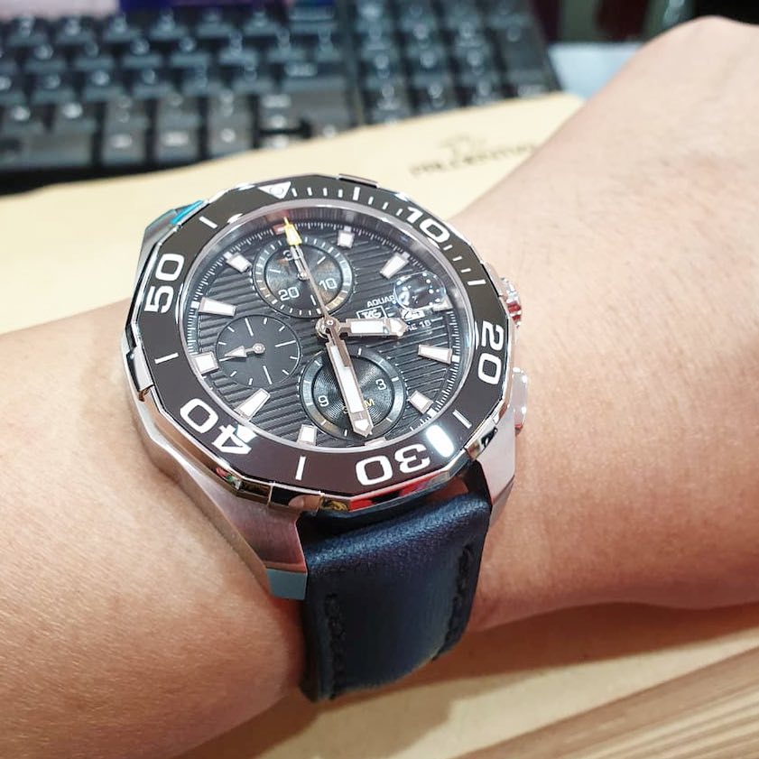 Tag heuer Straps - Deep Blue