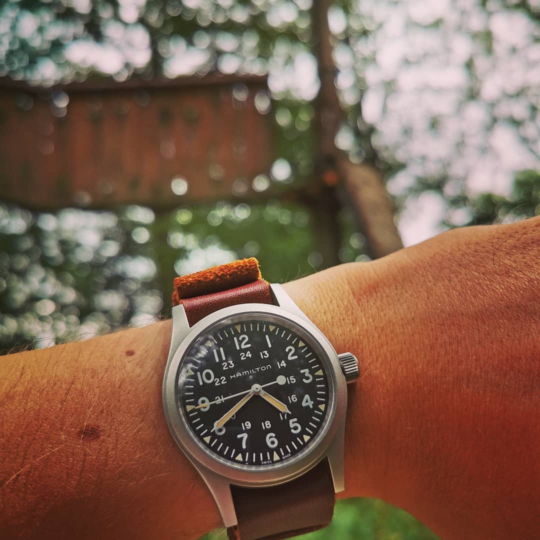 Hamilton Straps - Burnt Umber Nato Strap
