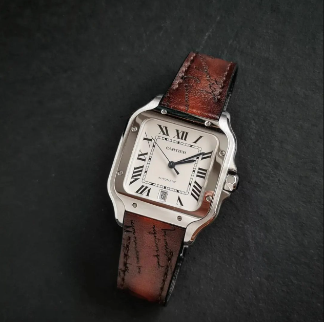 GENUINE les must de CARTIER WATCH STRAP BAND 21.60 mm x 16
