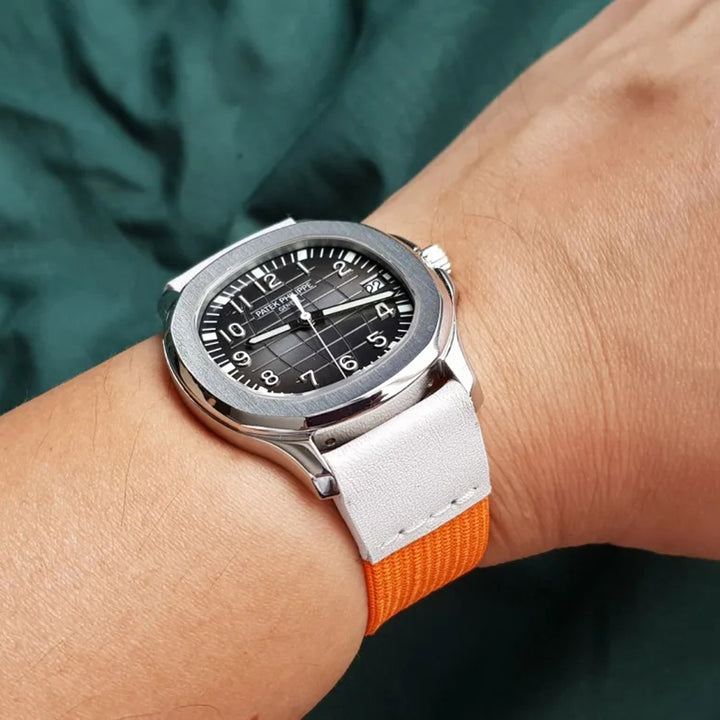 Orange – White Kolor Strap