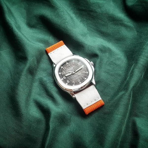 Orange – White Kolor Strap