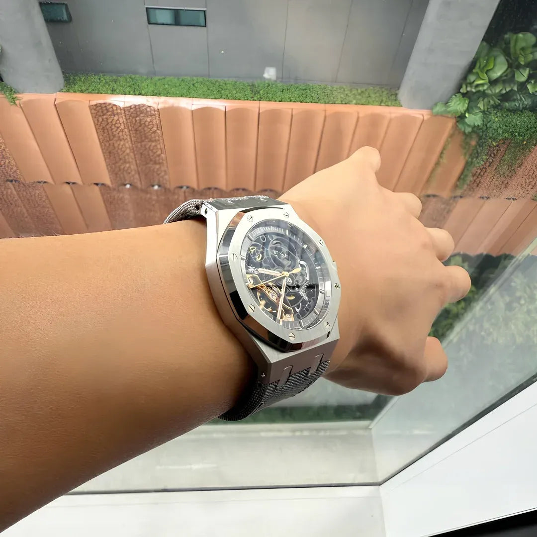 Audemars Piguet Straps - AP Kevlar Patina Grey Velcro