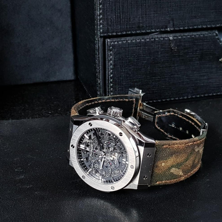Hublot Straps - Vintage Camou Canvas