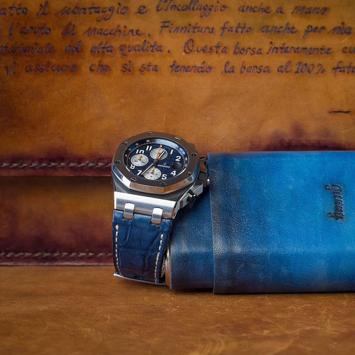 Audemars Piguet Straps - AP Royal Blue Croco