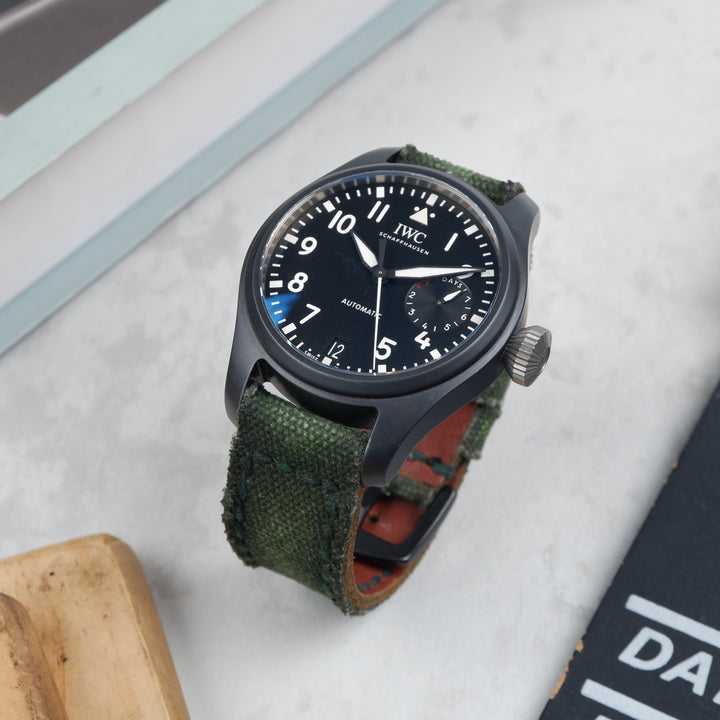 IWC Straps - Canvas Verte