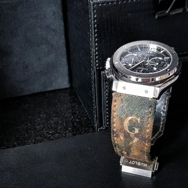Hublot Straps - Vintage Camou Canvas