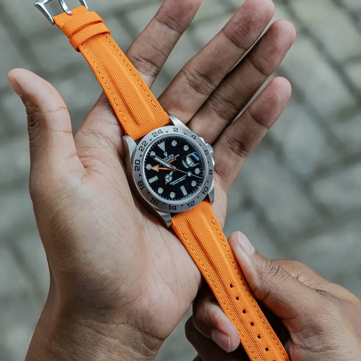 Rolex Straps - Kevlar Orange