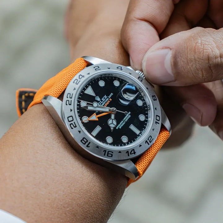 Rolex Straps - Kevlar Orange