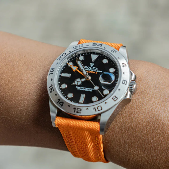 Rolex Straps - Kevlar Orange