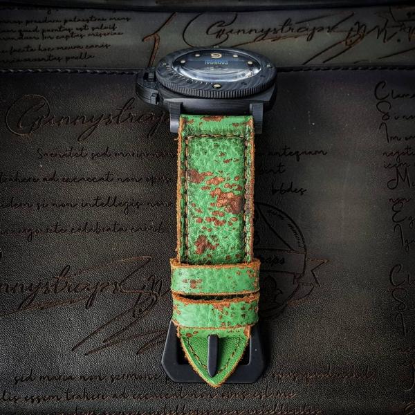 Panerai Submersible Straps - Green Coral