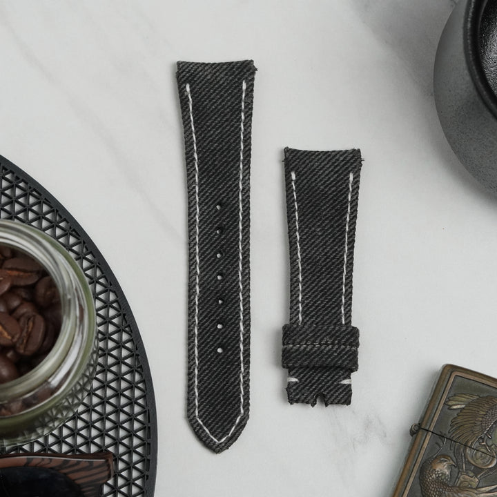 IWC Straps - Black Denim Strap