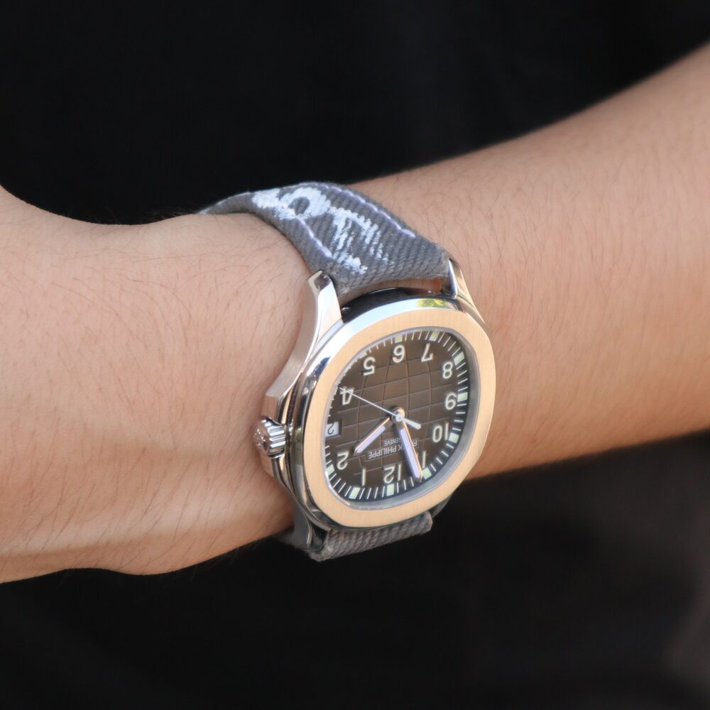 Grey Calli Denim Strap