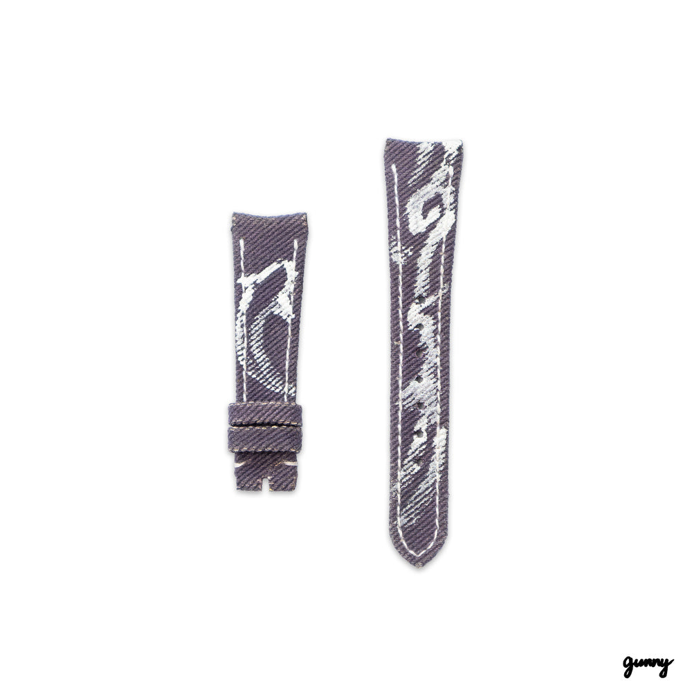 Purple Calli Denim Strap
