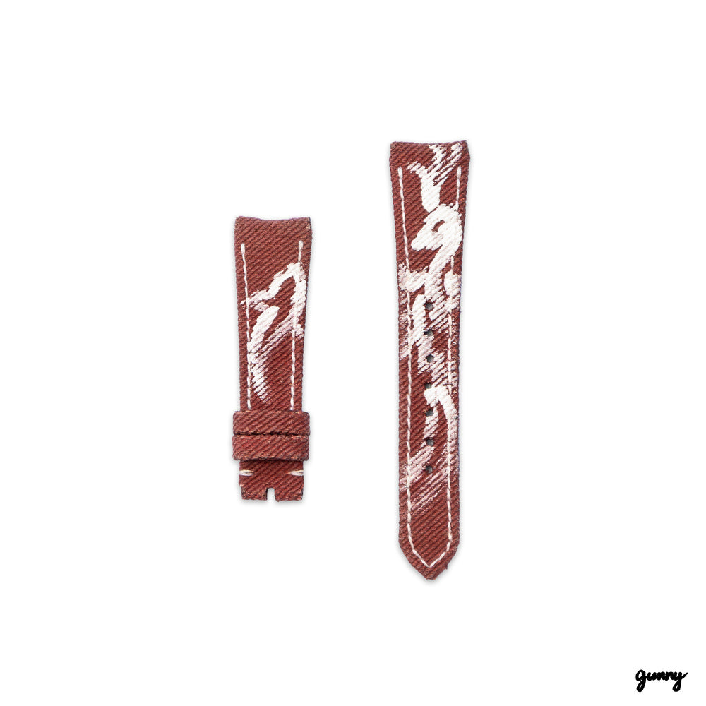 Red Calli Denim Strap