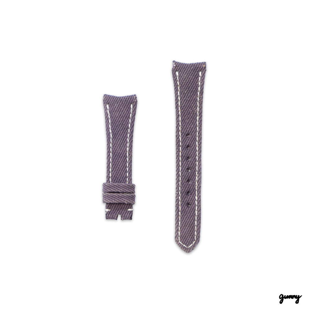Purple Denim Strap
