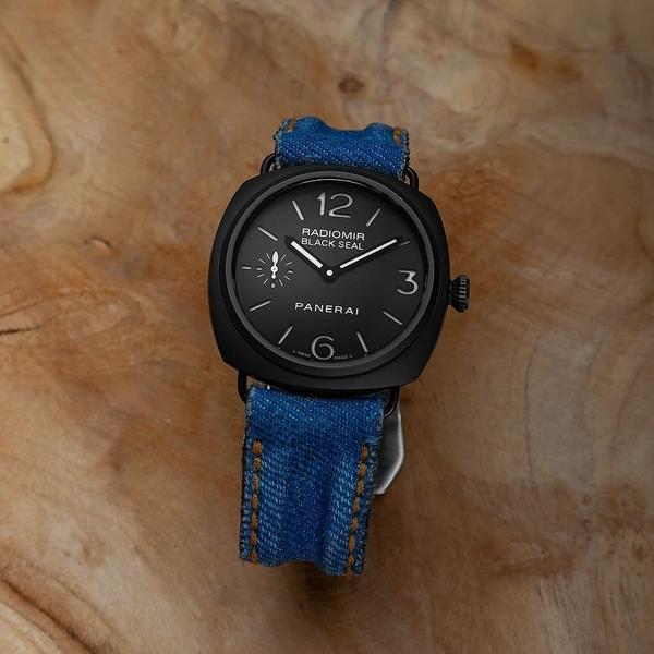 Panerai Radiomir Straps - Double Muscular Vintage Blue Canvas