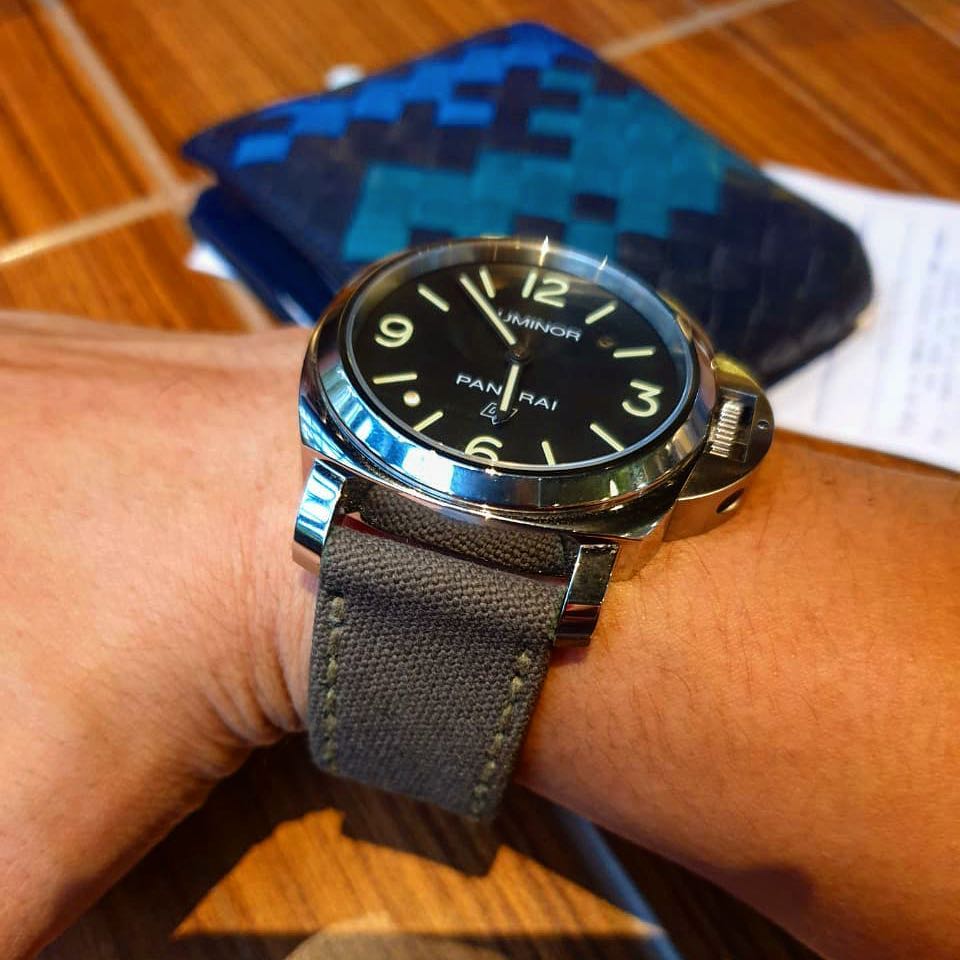 Panerai Luminor Straps - Japan Canvas Basil – GunnyStore