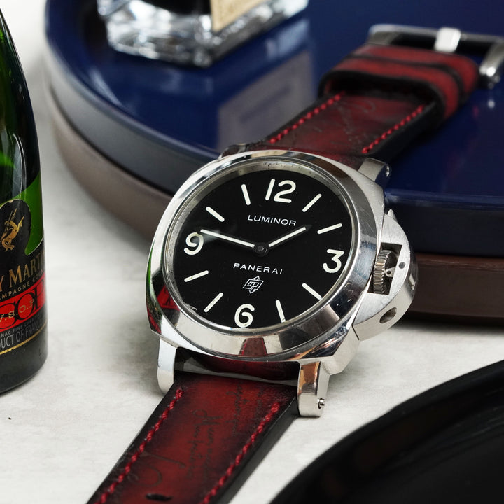 Panerai Luminor Straps - Red Patina Scritto