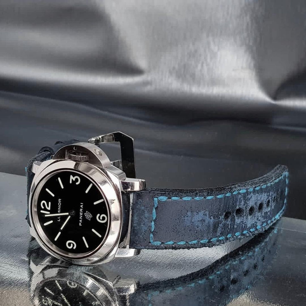 【RYO】PANERAI OFFICINE ネイビー ラバーベルト OFFICINE PANERAI パネライ 純正 ラバーベルト 替えベルト
