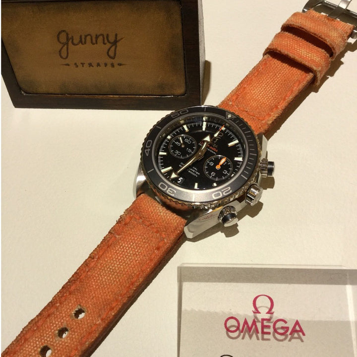 Omega Straps - Canvas Orange No. 2