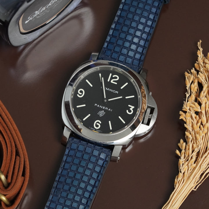 Panerai Luminor Straps - Extreme Chessboard Blue