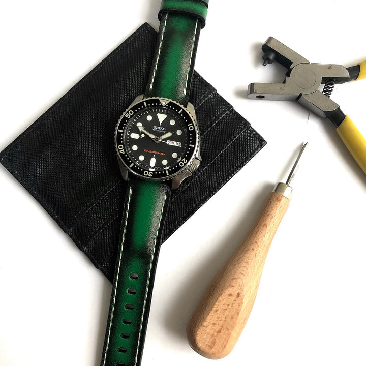 Seiko Straps - Deep Green