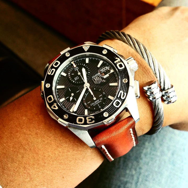 Tag Heuer Straps - Deep Red