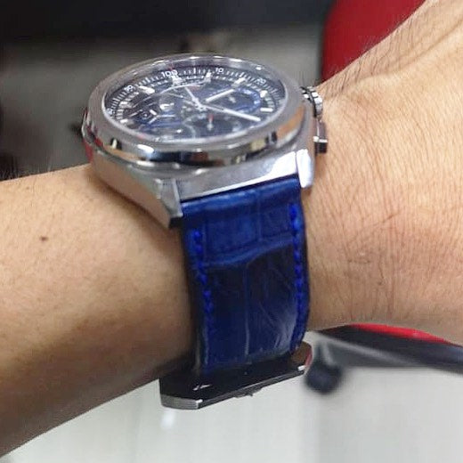 Zenith Straps - Sodalite Croco