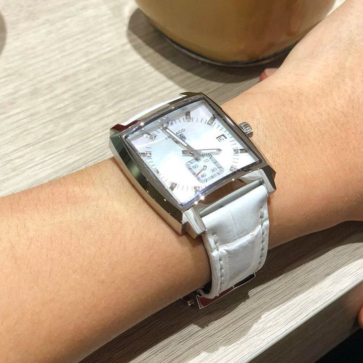 Tag Heuer Straps - White Croco