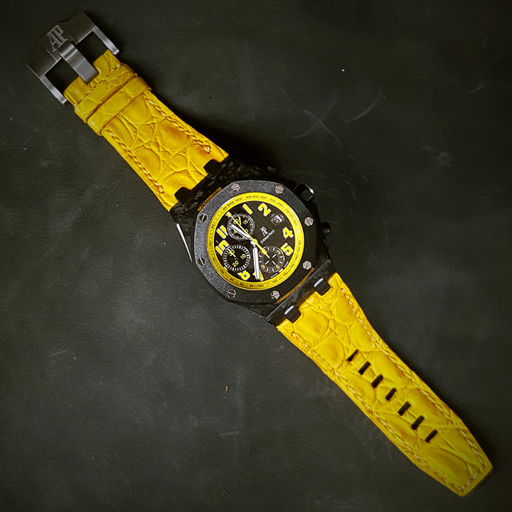 Audemars Piguet Straps - AP Yellow Croco