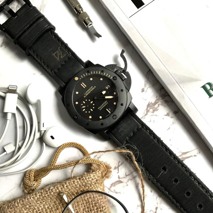 Panerai Submersible Straps - Black 74