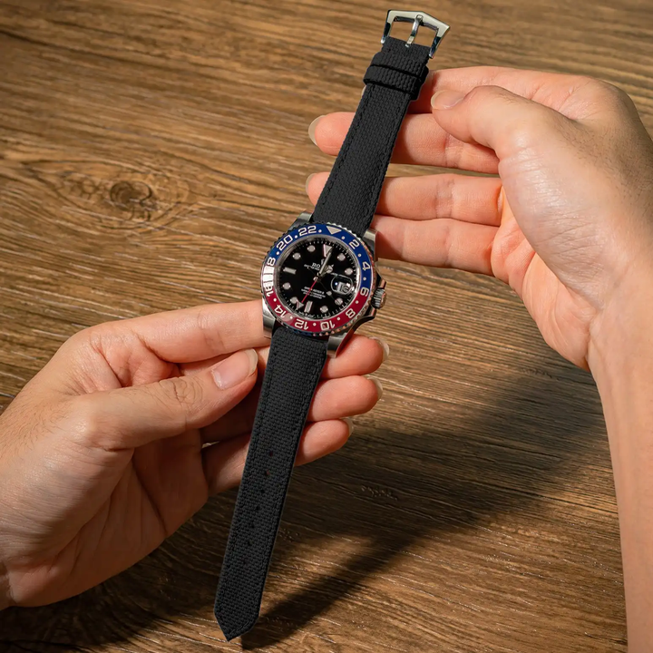 Rolex Straps - Black Sailcloth