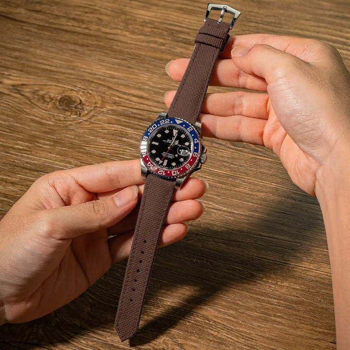 Rolex Straps - Brown Sailcloth