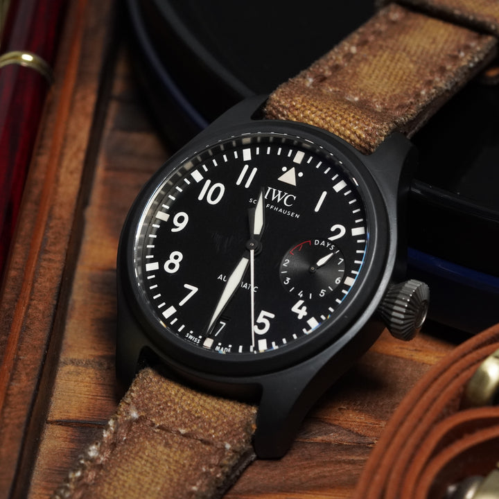 IWC Straps - Canvas Vintage Brown No.11