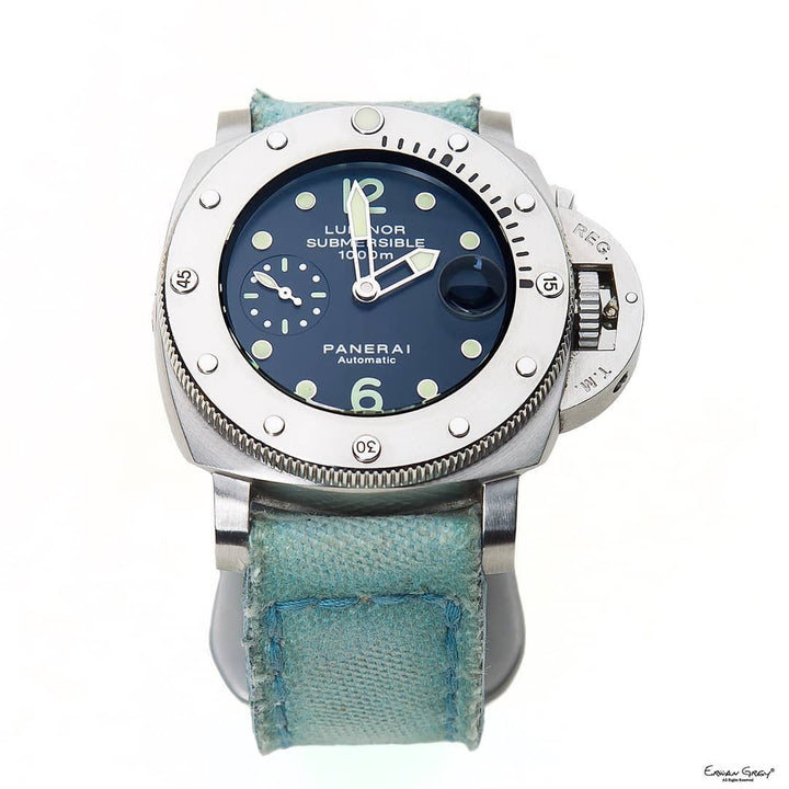 Panerai Submersible Straps - Canvas Cyan No. 5