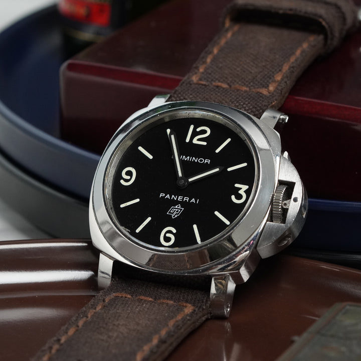 Panerai Luminor Straps - Canvas #10 Dark Brown
