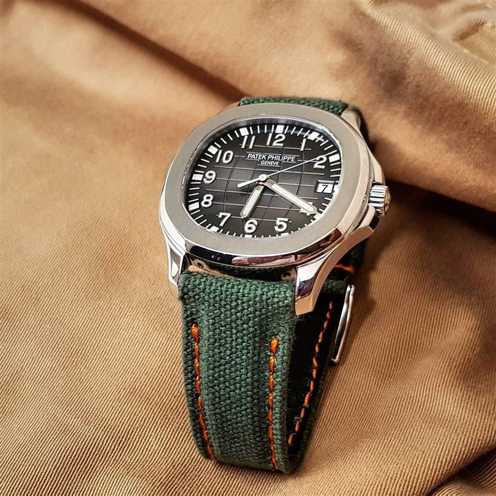 Patek Philippe Straps - Kevlar Army Green