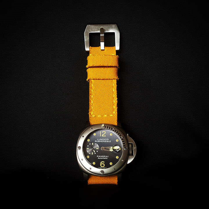 Panerai Submersible Straps - Canvas Yellow No. 12