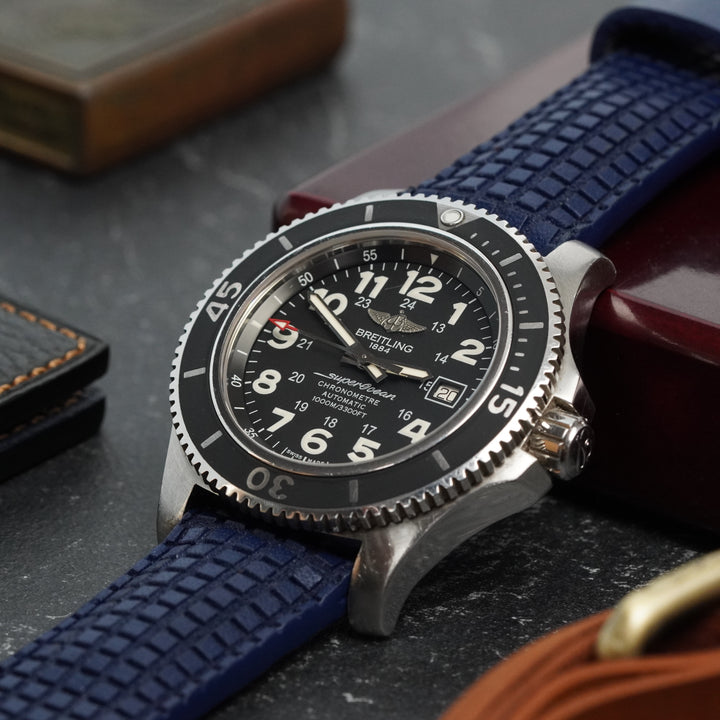 Breitling Straps - Extreme Chessboard Blue