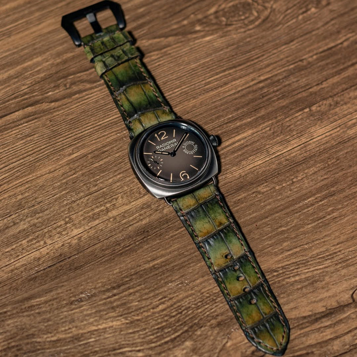 Panerai Radiomir Straps - Moss Croco