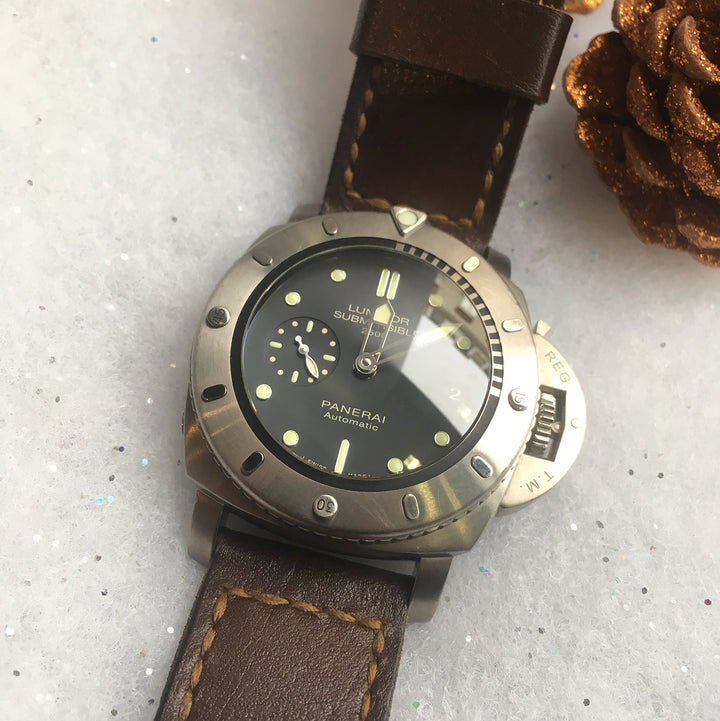 Panerai Submersible Straps - Dark Oil