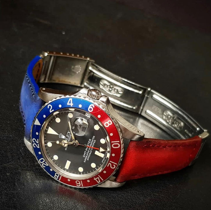 Rolex Straps - Deep Pepsi