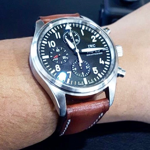 IWC Straps - Deep Red