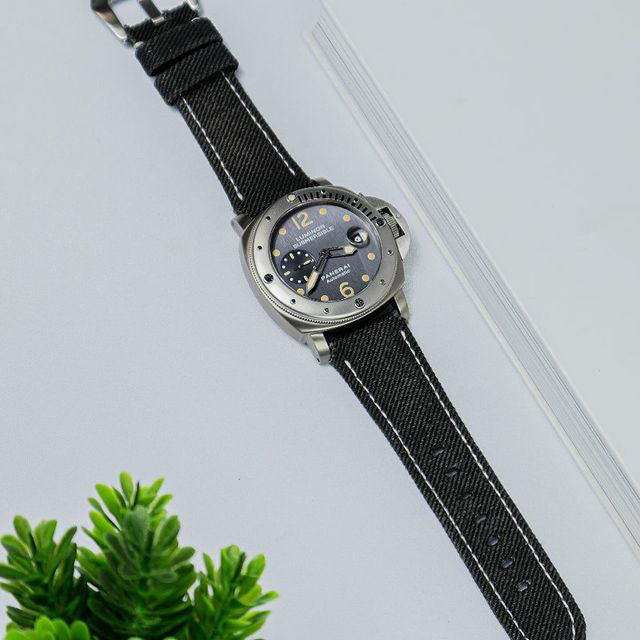 Panerai Submersible Straps - Denim Black