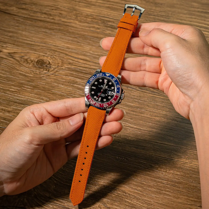 Rolex Straps - Orange Sailcloth